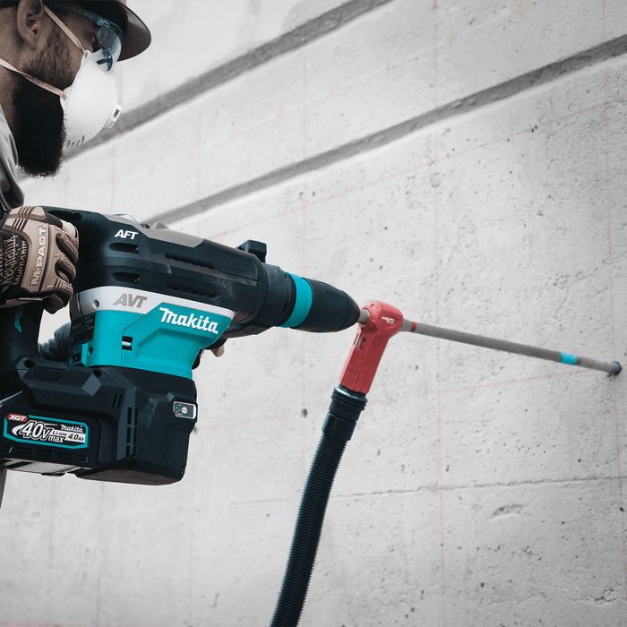 Makita (GRH05M1) 40V max XGT® Brushless 1 - 9/16" AVT® Rotary Hammer Kit, accepts SDS - MAX bits, AFT®, AWS® Capable, case, with one battery (4.0Ah) - Pacific Power Tools