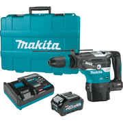 Makita (GRH05M1) 40V max XGT® Brushless 1 - 9/16" AVT® Rotary Hammer Kit, accepts SDS - MAX bits, AFT®, AWS® Capable, case, with one battery (4.0Ah) - Pacific Power Tools