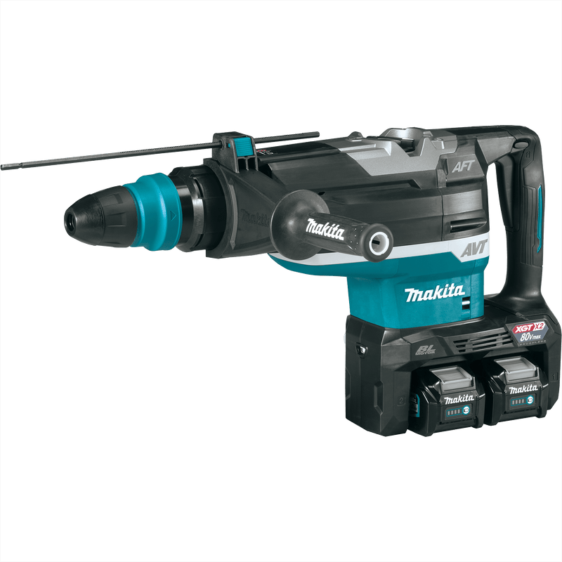 Makita (GRH06PM) 80V max (40V max X2) XGT® Brushless 2" SDS‑MAX AVT® Rotary Hammer Kit, AFT®, AWS® Capable (4.0Ah) - Pacific Power Tools