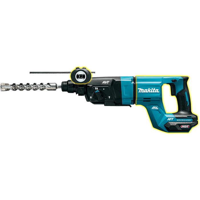Makita (GRH07Z)40V max XGT® Brushless 1‑1/8" SDS‑PLUS AVT® Rotary Hammer (D‑Handle), AFT®, AWS® Capable, Tool Only - Pacific Power Tools