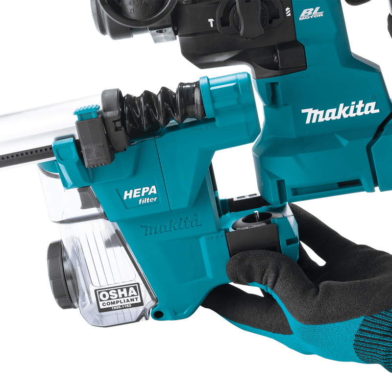 Makita (GRH10D1W) 40V max XGT® Brushless 13/16" SDS - PLUS AVT® Rotary Hammer Kit w/ Dust Extractor, AFT®, AWS® Capable (2.5Ah) - Pacific Power Tools