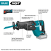 Makita (GRJ02Z) 40V max XGT® Brushless AVT® Orbital Recipro Saw (Tool Only) - Pacific Power Tools