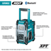 Makita (GRM02) 40V max XGT® Cordless/Corded Bluetooth® Job Site Radio (Tool Only) - Pacific Power Tools