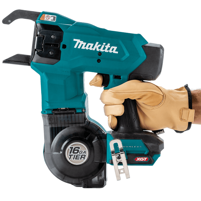 Makita (GRT01D) 40V max XGT® Brushless 16 Gauge Rebar Tying Tool Kit, with bag (2.5 Ah) - Pacific Power Tools