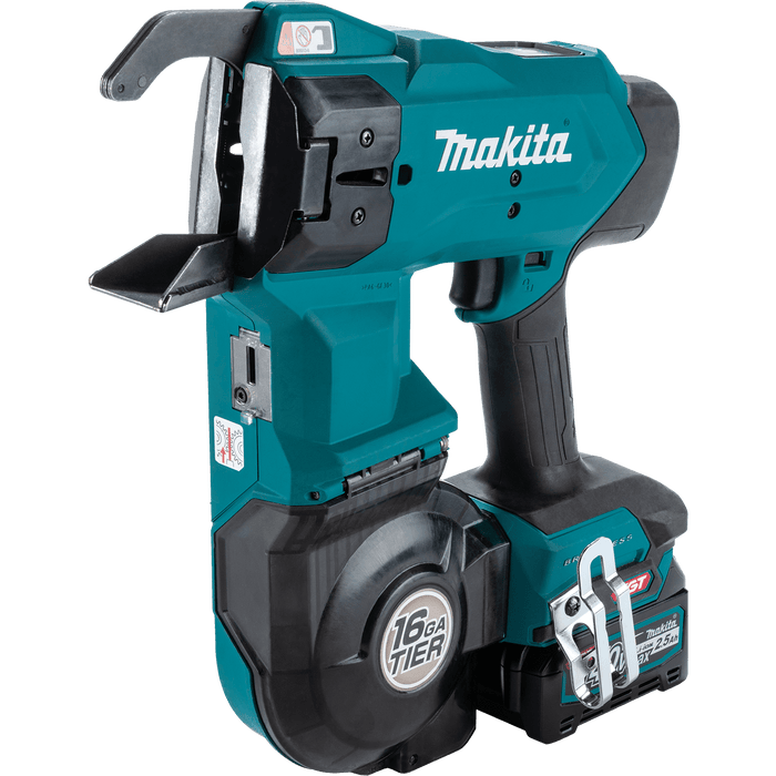 Makita (GRT01D) 40V max XGT® Brushless 16 Gauge Rebar Tying Tool Kit, with bag (2.5 Ah) - Pacific Power Tools