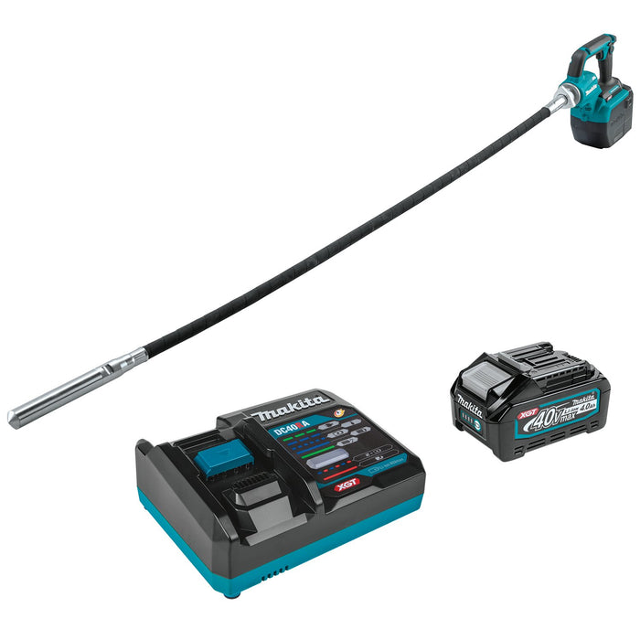 Makita (GRV01M1) 40V max XGT 5.6' Concrete Vibrator 1‑1/4" Kit - Pacific Power Tools