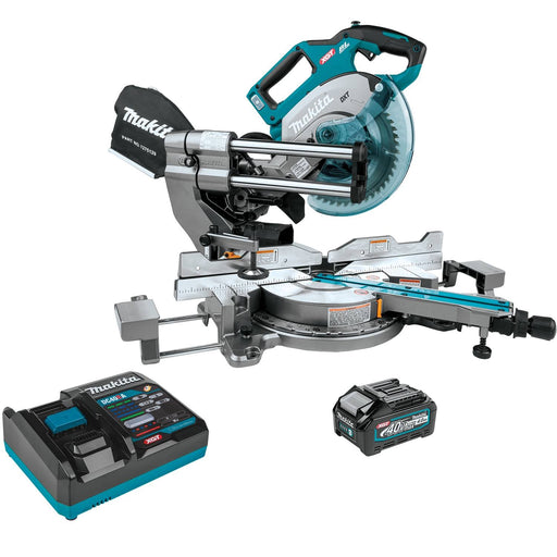 Makita (GSL02M1) 40V max XGT® Brushless 8 - 1/2" Dual - Bevel Sliding Compound Miter Saw Kit (4.0Ah) - Pacific Power Tools