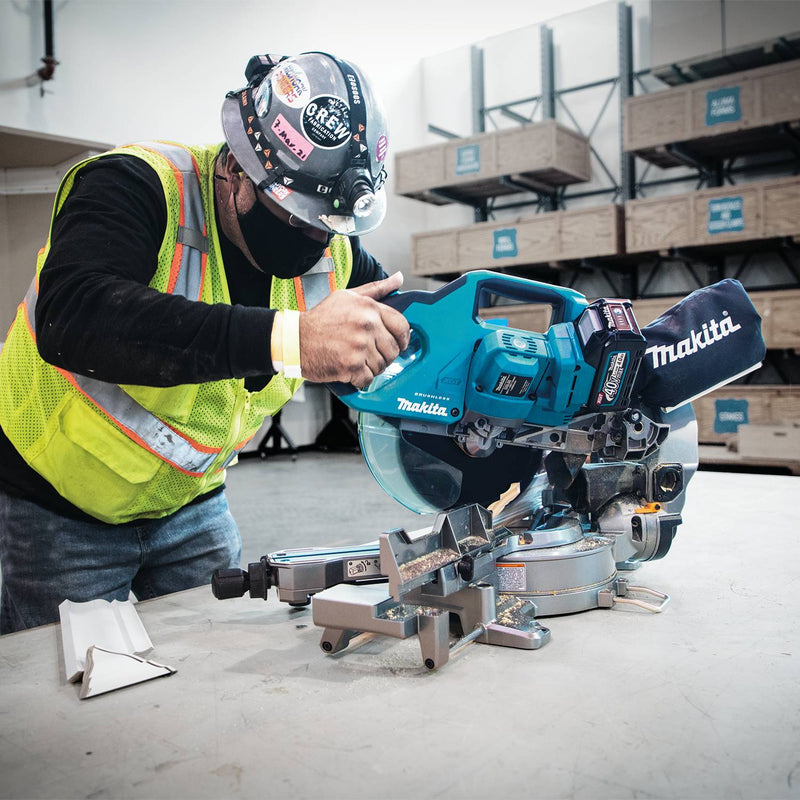 Makita (GSL02M1) 40V max XGT® Brushless 8 - 1/2" Dual - Bevel Sliding Compound Miter Saw Kit (4.0Ah) - Pacific Power Tools