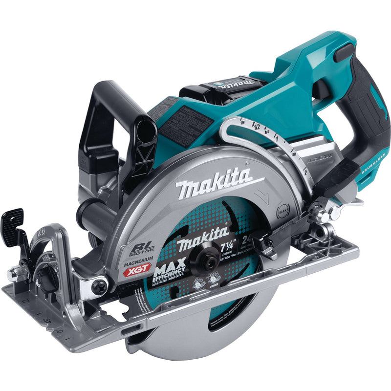 Makita (GSR01M1) 40V max XGT® Brushless Rear Handle 7 - 1/4” Circular Saw Kit (4.0Ah) - Pacific Power Tools