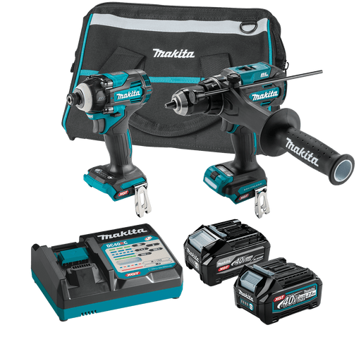 Makita (GT202SU1D1) 40V max XGT® Brushless 2 Pc. Combo Kit (2.5Ah/HP4.0Ah) - Pacific Power Tools