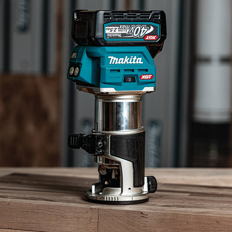 Makita (GTR01D1) 40V max XGT® Brushless Compact Router Kit (2.5Ah) - Pacific Power Tools