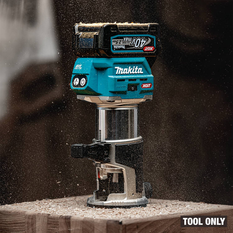 Makita (GTR01Z) 40V max XGT® Brushless Compact Router (Tool Only) - Pacific Power Tools