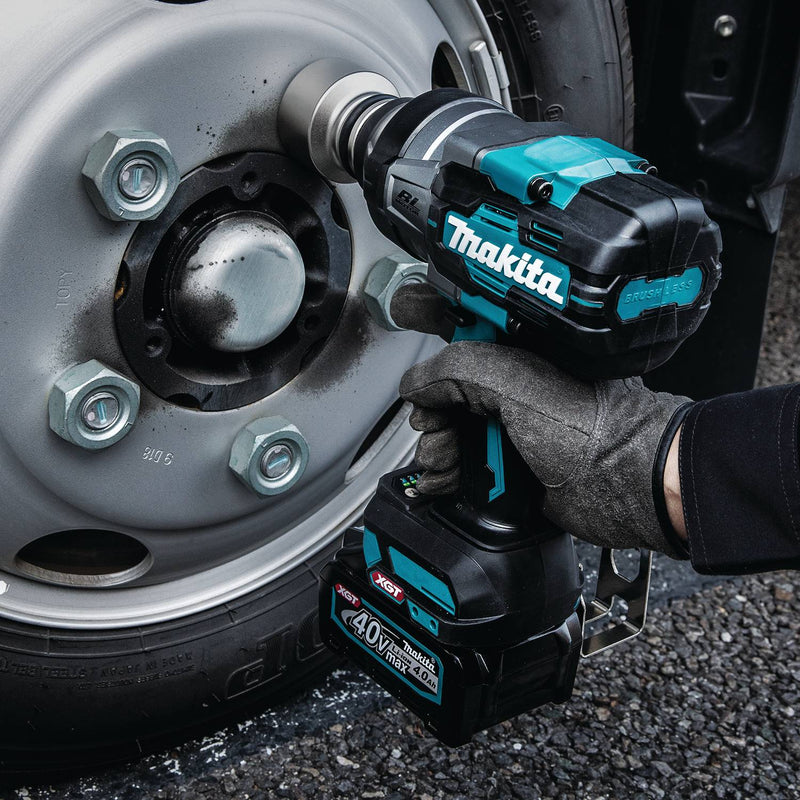Makita (GWT01D) 40V max XGT® Brushless 4 - Speed High - Torque 3/4" Sq. Drive Impact Wrench Kit w/ Friction Ring Anvil (2.5Ah) - Pacific Power Tools