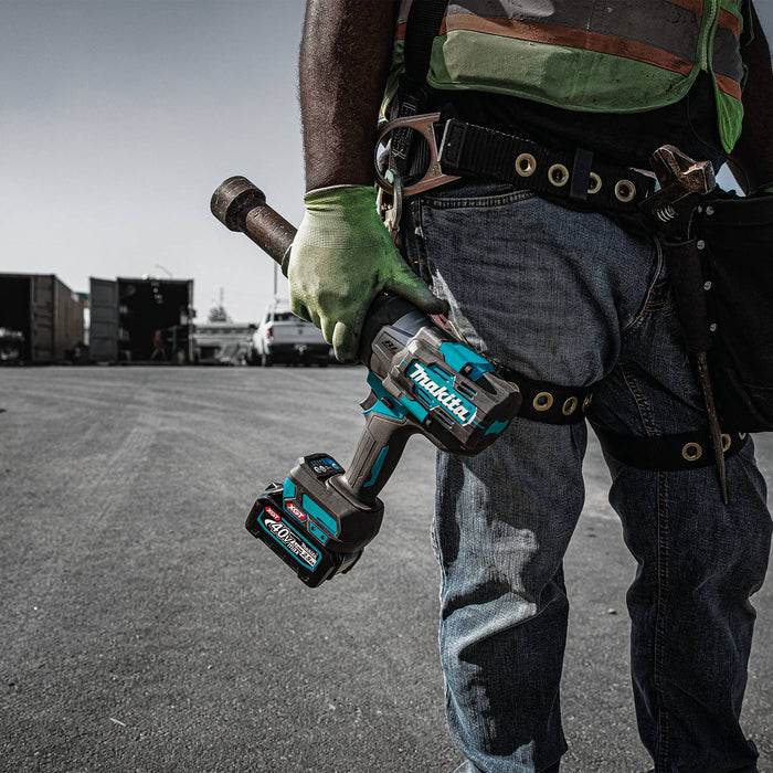 Makita (GWT01D) 40V max XGT® Brushless 4 - Speed High - Torque 3/4" Sq. Drive Impact Wrench Kit w/ Friction Ring Anvil (2.5Ah) - Pacific Power Tools
