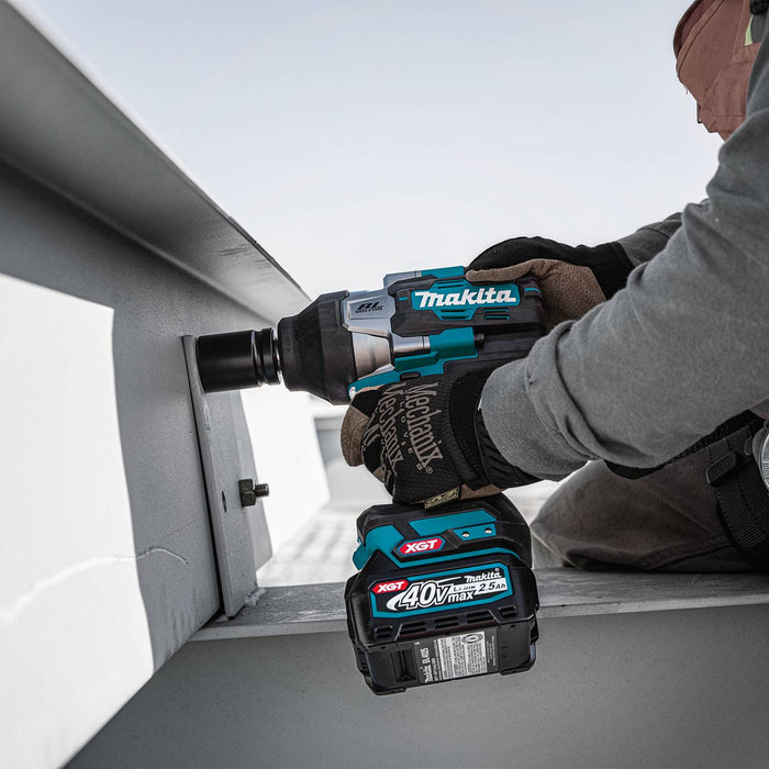 Makita (GWT01D) 40V max XGT® Brushless 4 - Speed High - Torque 3/4" Sq. Drive Impact Wrench Kit w/ Friction Ring Anvil (2.5Ah) - Pacific Power Tools