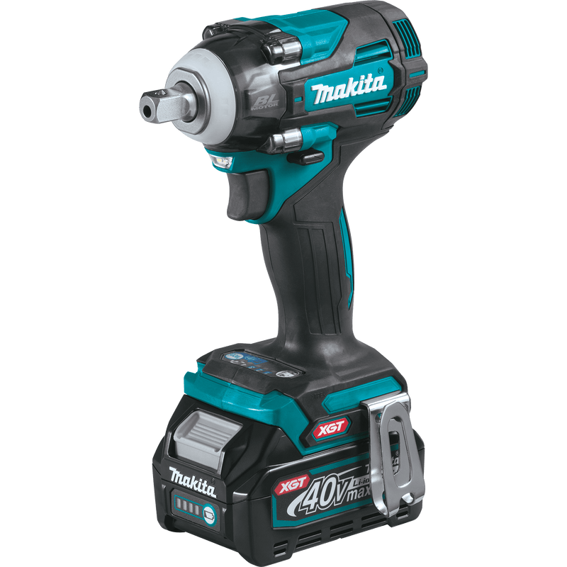 Makita (GWT05D) 40V max XGT® Brushless 4‑Speed 1/2" Sq. Drive Impact Wrench Kit w/ Detent Anvil (2.5Ah) - Pacific Power Tools