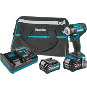 Makita (GWT05D) 40V max XGT® Brushless 4‑Speed 1/2" Sq. Drive Impact Wrench Kit w/ Detent Anvil (2.5Ah) - Pacific Power Tools