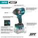 Makita (GWT08Z) 40V max XGT® Brushless 4 - Speed Mid - Torque 1/2" Sq. Drive Impact Wrench w/ Detent Anvil (Tool Only) - Pacific Power Tools