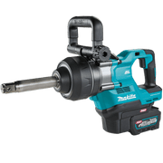 Makita (GWT10T) 40V max XGT® Brushless 4‑Sp. High‑Torque 1" Sq. Drive D‑Handle Extended Anvil Impact Wrench kit w/ Friction Ring (5.0Ah) - Pacific Power Tools