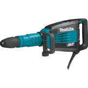 Makita (HM1214C) 27 lb. AVT® Demolition Hammer, accepts SDS - MAX bits, case (w/ wheels) - Pacific Power Tools