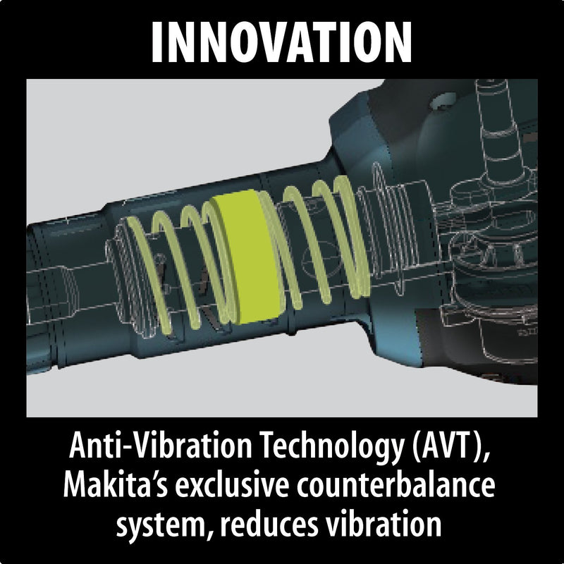 Makita (HM1317CB) 42 lb. AVT® Demolition Hammer, accepts 1‑1/8" Hex bits - Pacific Power Tools