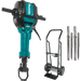 Makita (HM1812X3) 70 lb. Advanced AVT® Breaker Hammer, 1 - 1/8" Hex, 4 - piece steel set, premium cart - Pacific Power Tools