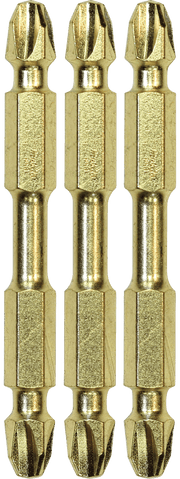 Makita | Impact GOLD® (2‑1/2") Phillips Double‑Ended Power Bit, 3/pk - Pacific Power Tools