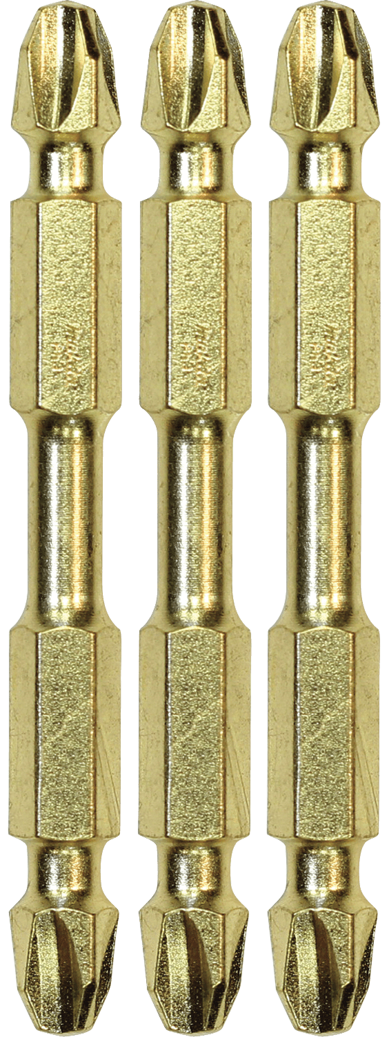 Makita | Impact GOLD® (2‑1/2") Phillips Double‑Ended Power Bit, 3/pk - Pacific Power Tools