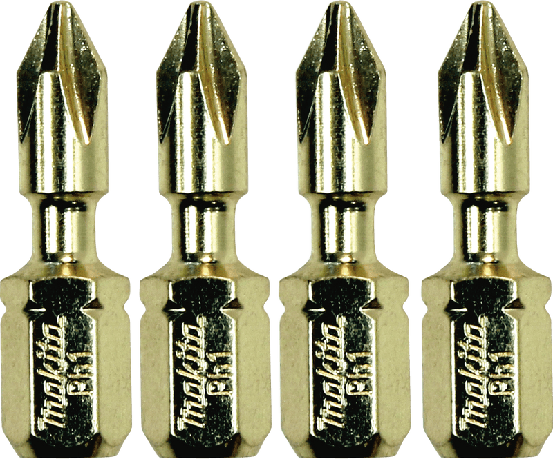 Makita | Impact GOLD® Phillips Insert Bit, 4/pk - Pacific Power Tools