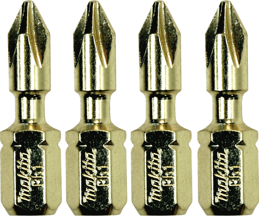 Makita | Impact GOLD® Phillips Insert Bit, 4/pk - Pacific Power Tools