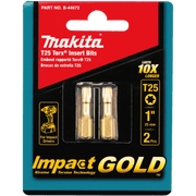 Makita | Impact GOLD® Torx Insert Bit, 2/pk - Pacific Power Tools