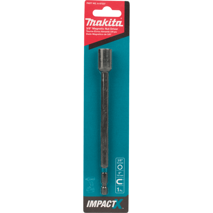 Makita | ImpactX™ 3/8″ x 6″ Magnetic Nut Driver - Pacific Power Tools