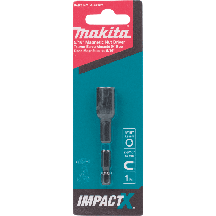 Makita | ImpactX™ 3/8″ x 6″ Magnetic Nut Driver - Pacific Power Tools