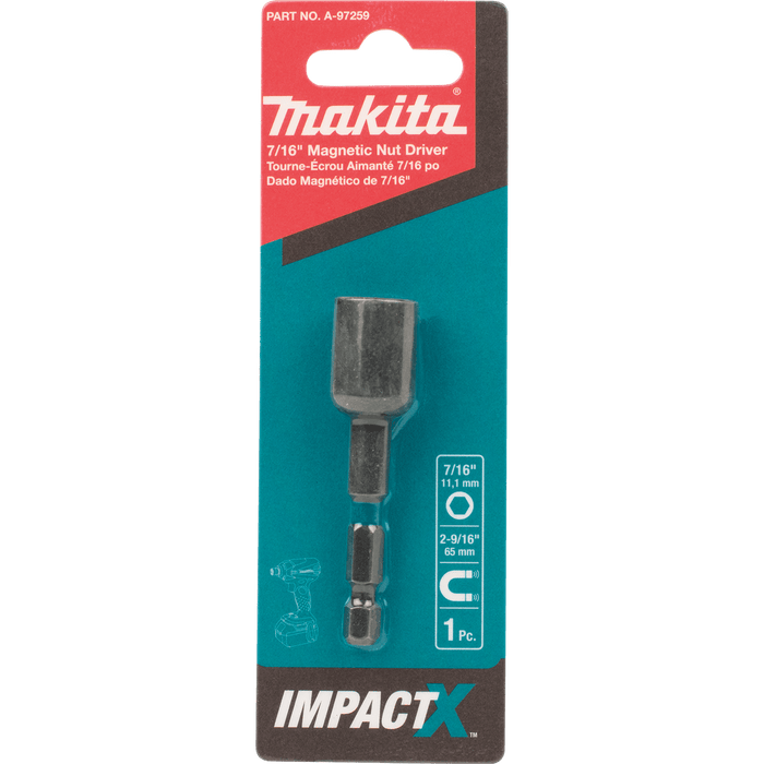 Makita | ImpactX™ 3/8″ x 6″ Magnetic Nut Driver - Pacific Power Tools