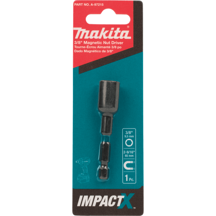 Makita | ImpactX™ 3/8″ x 6″ Magnetic Nut Driver - Pacific Power Tools