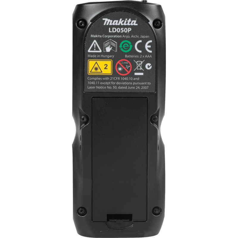 Makita (LD050P) Laser Distance Measure, 164' - Pacific Power Tools