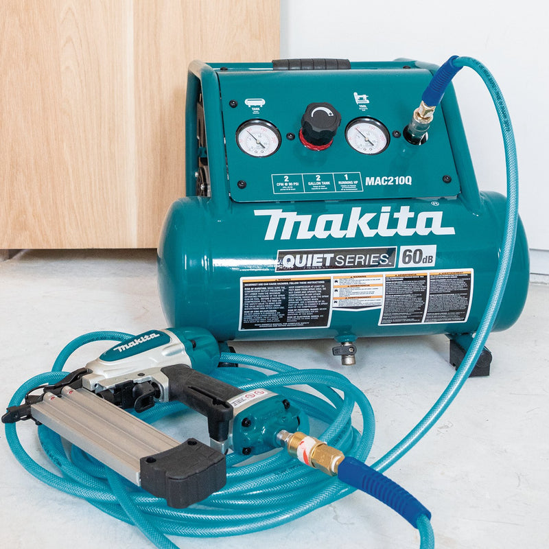 Makita (MAC210Q - R) Quiet Series 1 HP, 2 Gallon, Oil - Free, Electric Air Compressor (Factory Reconditioned) - Pacific Power Tools