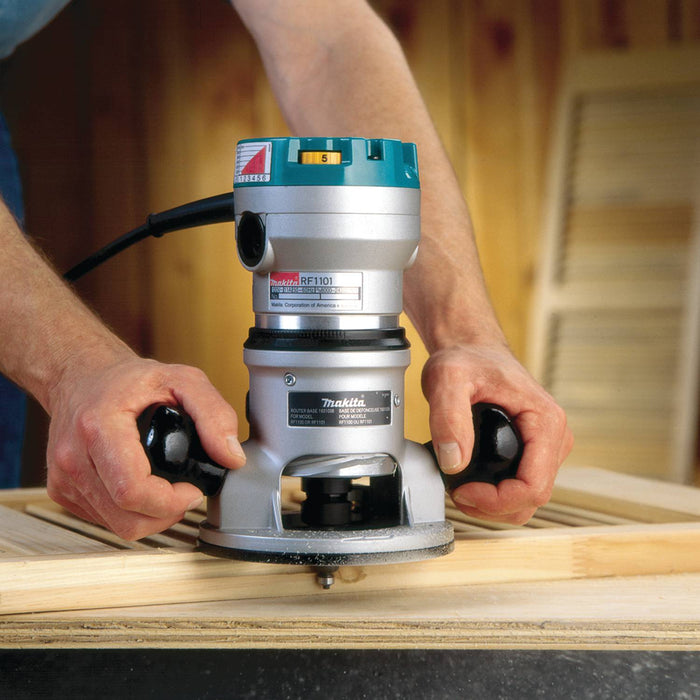 Makita (RF1101) 2 - 1/4 HP Router, 8,000 - 24,000 RPM, var. spd. - Pacific Power Tools