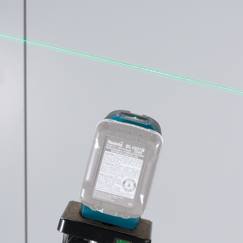 Makita (SK106GDZ) 12V max CXT® Lithium‑Ion Self‑Leveling Cross‑Line/4‑Point Green Beam Laser, Tool Only - Pacific Power Tools