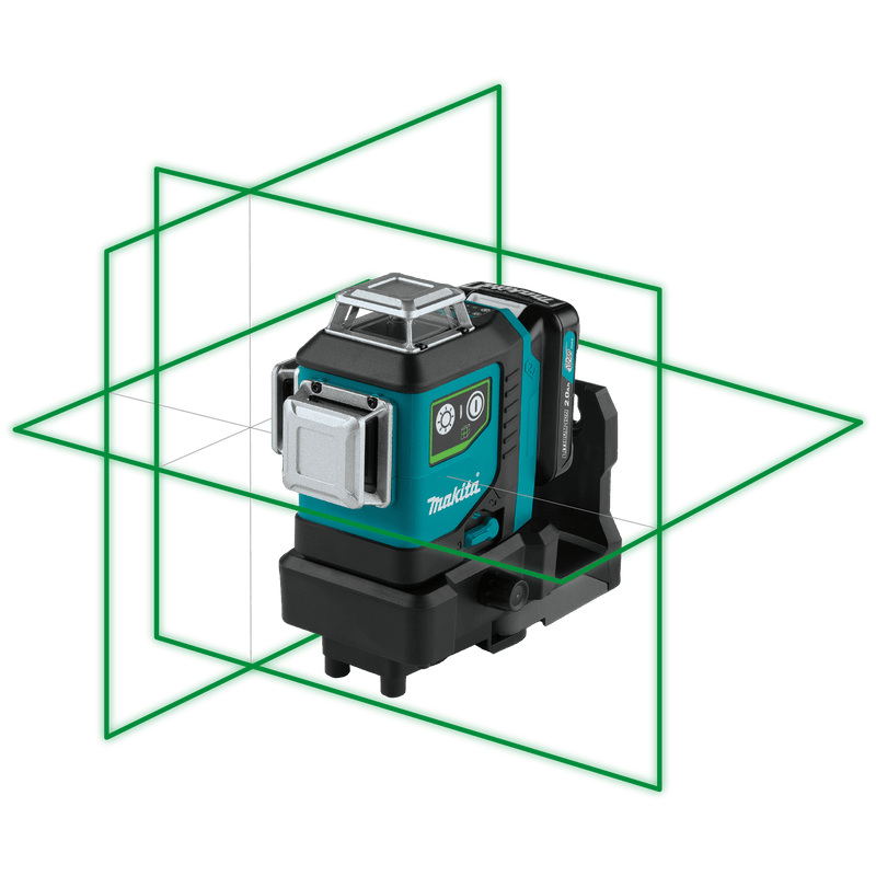 Makita (SK700GDNAJ) 12V max CXT® Self - Leveling 360° 3 - Plane Green Laser Kit (2.0Ah) - Pacific Power Tools