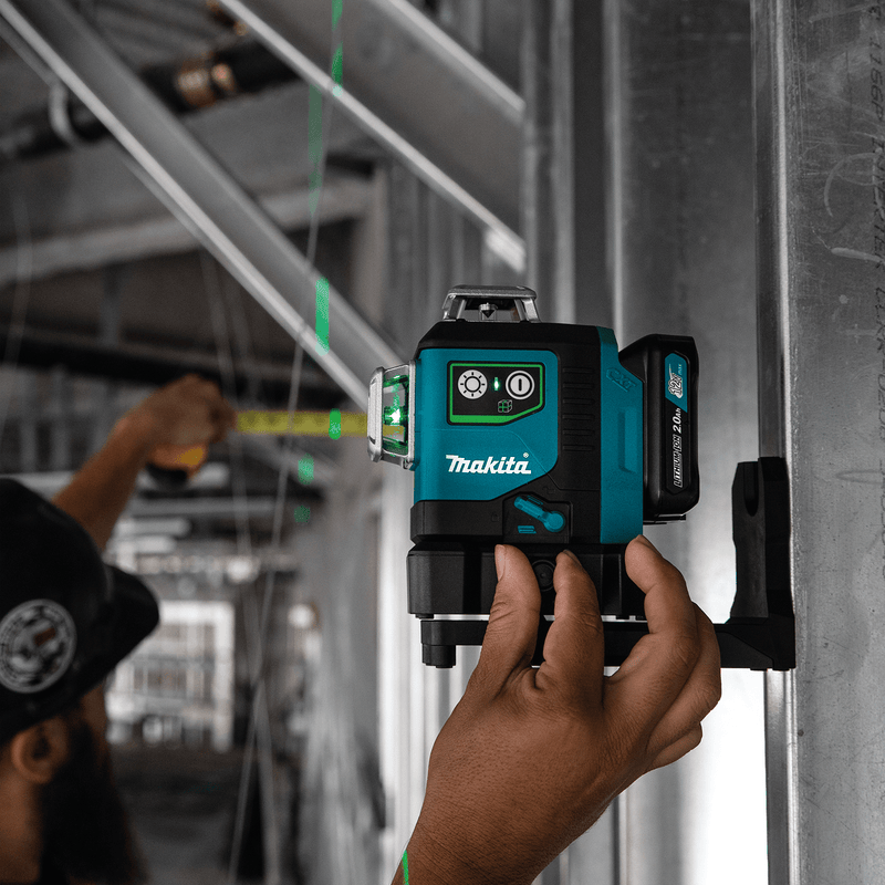 Makita (SK700GDNAJ) 12V max CXT® Self - Leveling 360° 3 - Plane Green Laser Kit (2.0Ah) - Pacific Power Tools