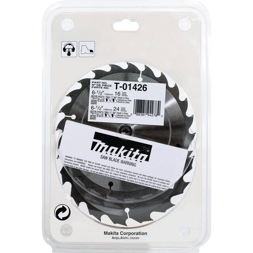 Makita (T - 01426) 2 Pc. 6 - 1/2" Carbide - Tipped Circular Saw Blade Set - Pacific Power Tools