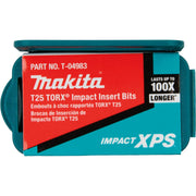 Makita (T - 04983) Impact XPS® T25 Torx 1" Insert Bit, 15/pk - Pacific Power Tools