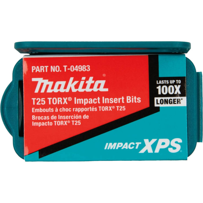 Makita (T - 04983) Impact XPS® T25 Torx 1" Insert Bit, 15/pk - Pacific Power Tools