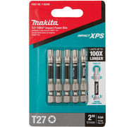 Makita (T - 05206) Impact XPS® T27 Torx 2" Power Bit, 5/pk - Pacific Power Tools