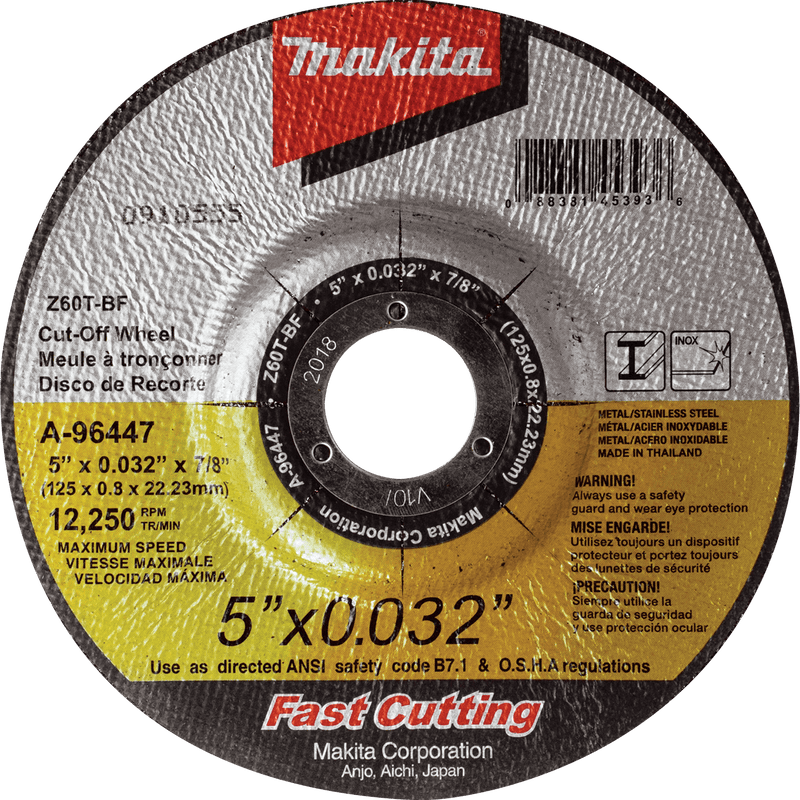 Makita Ultra Thin Cut - Off Wheel, Stainless - Pacific Power Tools