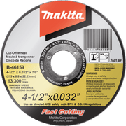 Makita Ultra Thin Cut - Off Wheel, Stainless - Pacific Power Tools