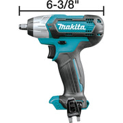 Makita (WT02Z - R) 12V max CXT® Lithium - Ion 3/8" Sq. Drive Impact Wrench (Tool Only) - Pacific Power Tools