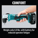 Makita (XAD02 - R) 18V LXT® Cordless 3/8" Angle Drill Kit (3.0Ah) (Factory Reconditioned) - Pacific Power Tools