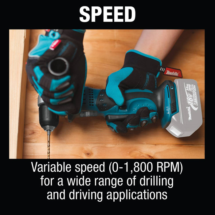 Makita (XAD02Z - R) 18V LXT® Cordless 3/8" Angle Drill, keyless (Tool Only) (Factory Reconditioned) - Pacific Power Tools